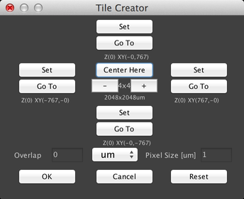 Create Grid "Center
Here"