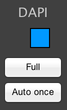 Single histogram name and
color