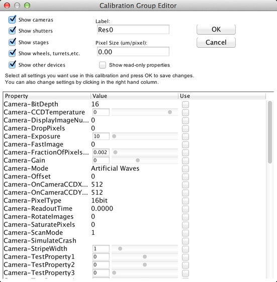 Create new pixel size
group