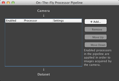 On-The-Fly Image
Processing